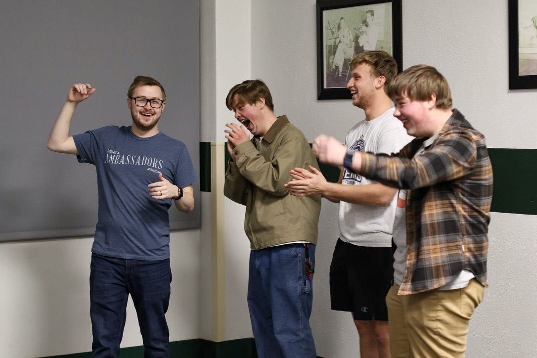 Chi Alpha students laughing together